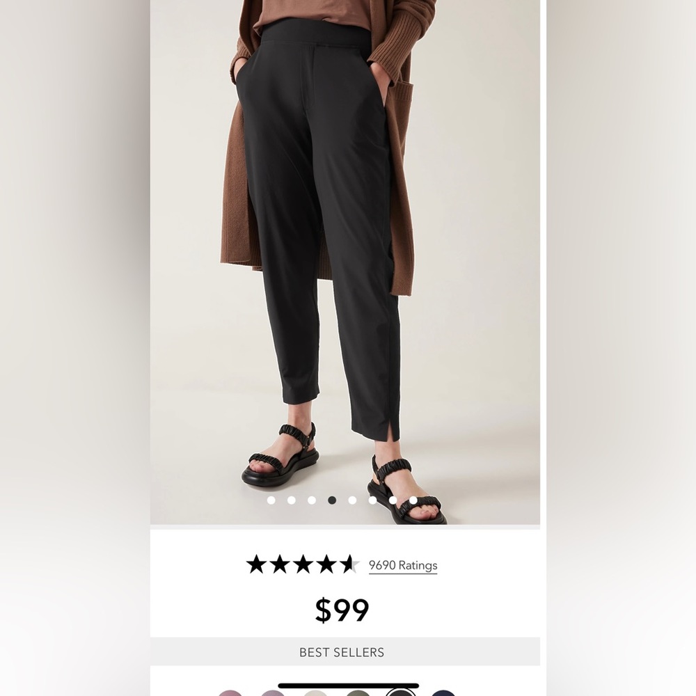 Athleta Brooklyn ankle pant worn once